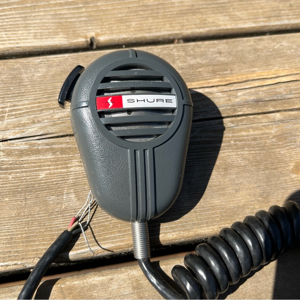 Shure 104-A Handmikrofon NEW CB / Amateur Zweiwege-Carbon-Funk-Mikrofon MILITARY